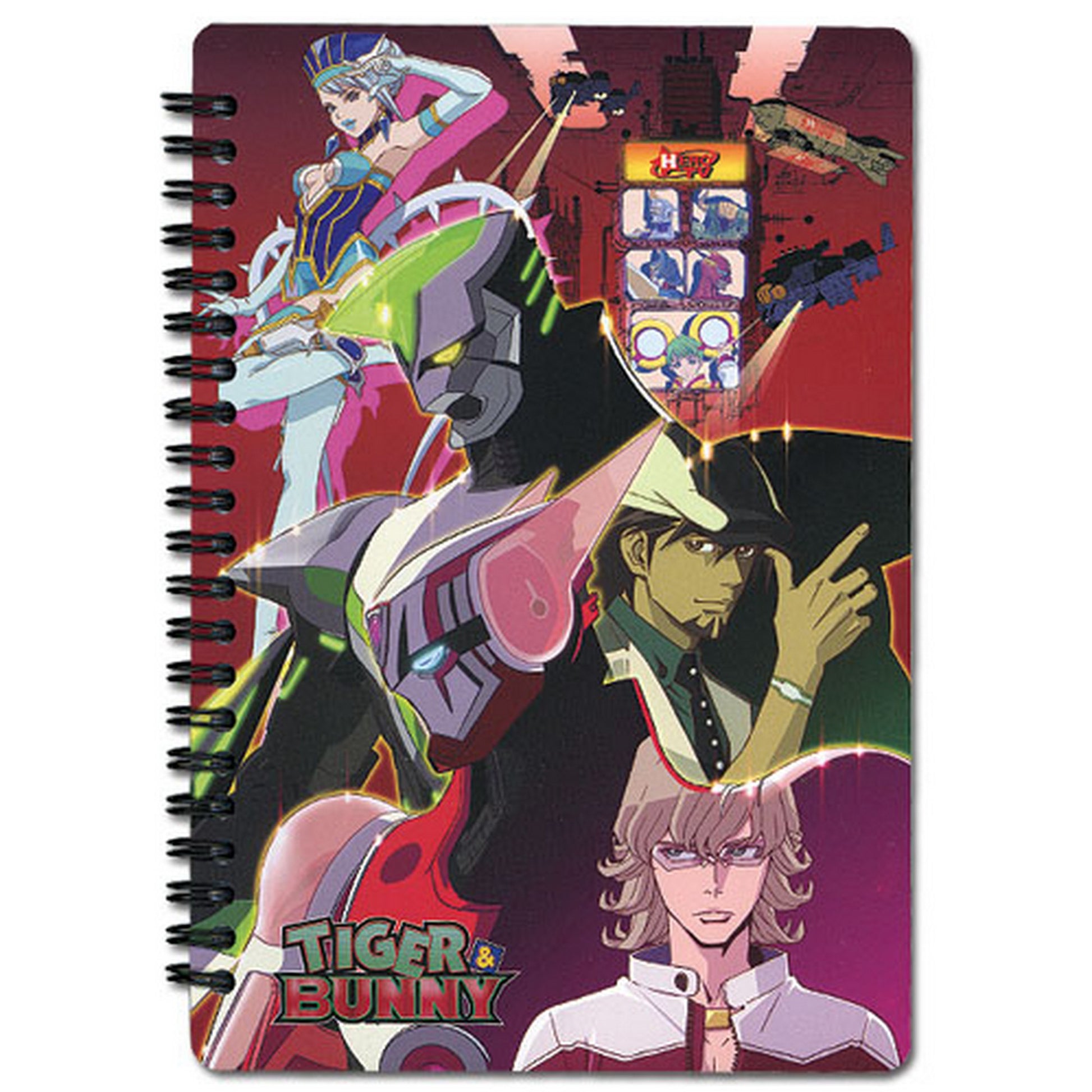 Tiger & Bunny - Tigher, Bunny And Blue Rose Notebook