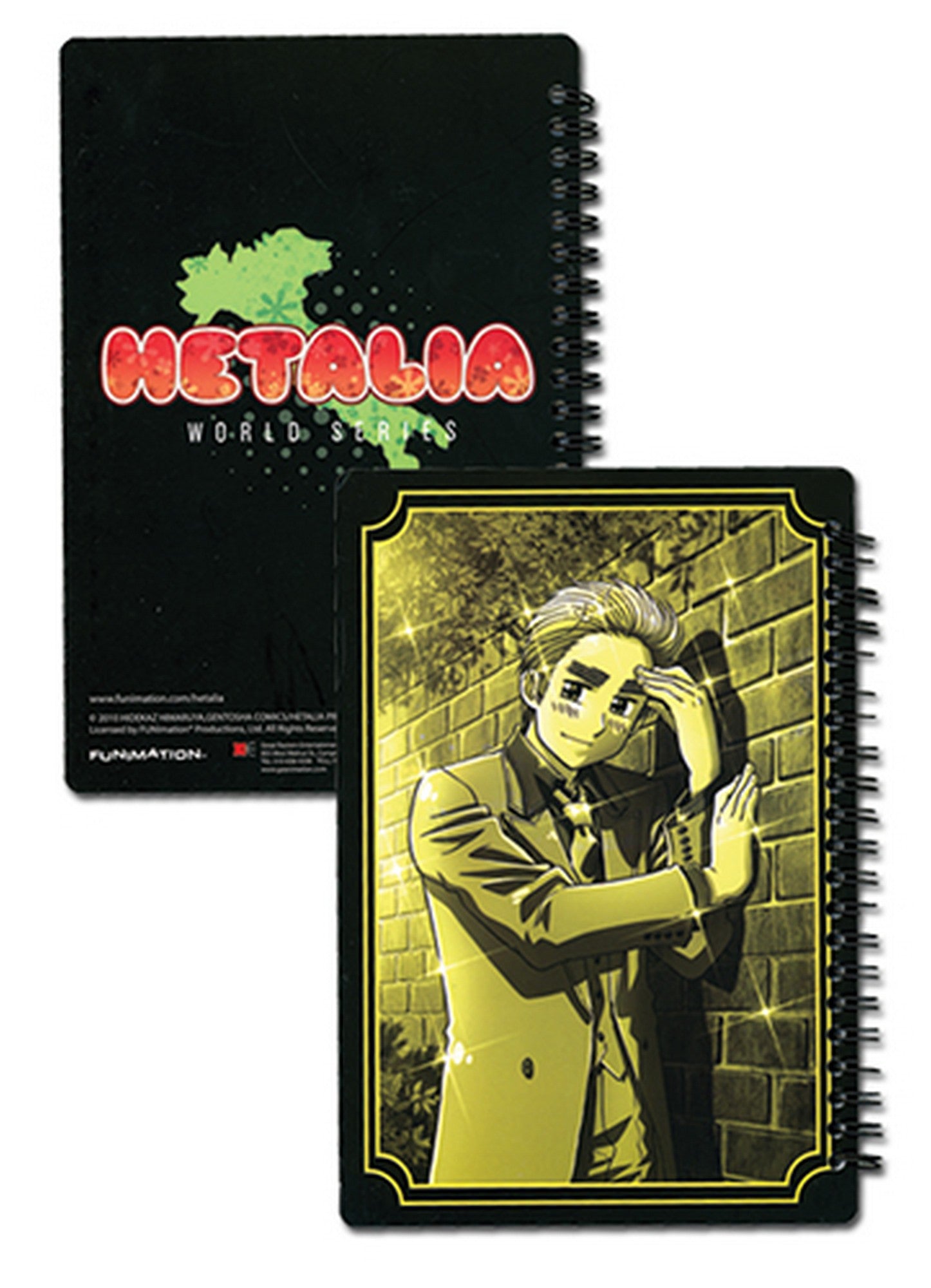 Hetalia World Series England Spiral Notebook