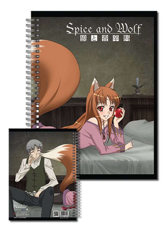 Spice And Wolf - Kraft Lawrence & Holo Spiral Notebook