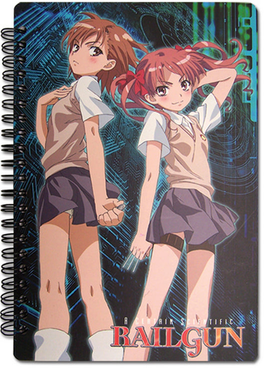A Certain Scientific Railgun - Mikoto Misaka & Kuroko Shirai Spiral Notebook