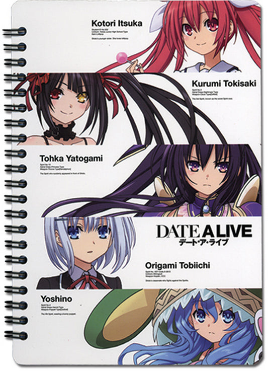 Date A Live - Main 4 Kurumi Tokisaki Spiral Notebook