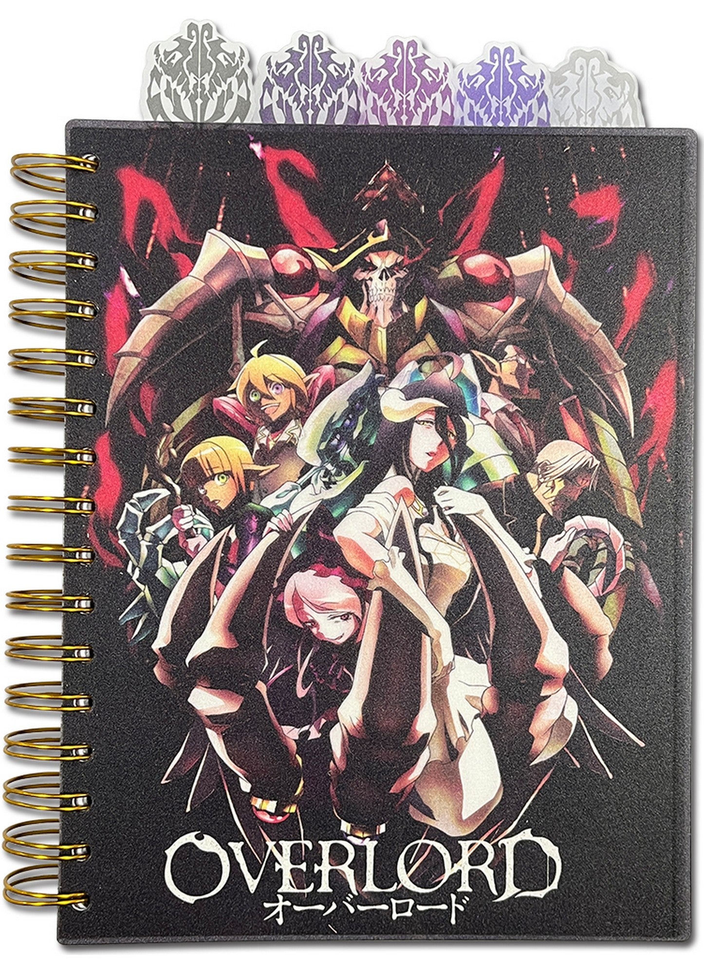 Overlord Season 1 - Ainz Ooal Gown, Overseer Albedo Tabbed Notebook