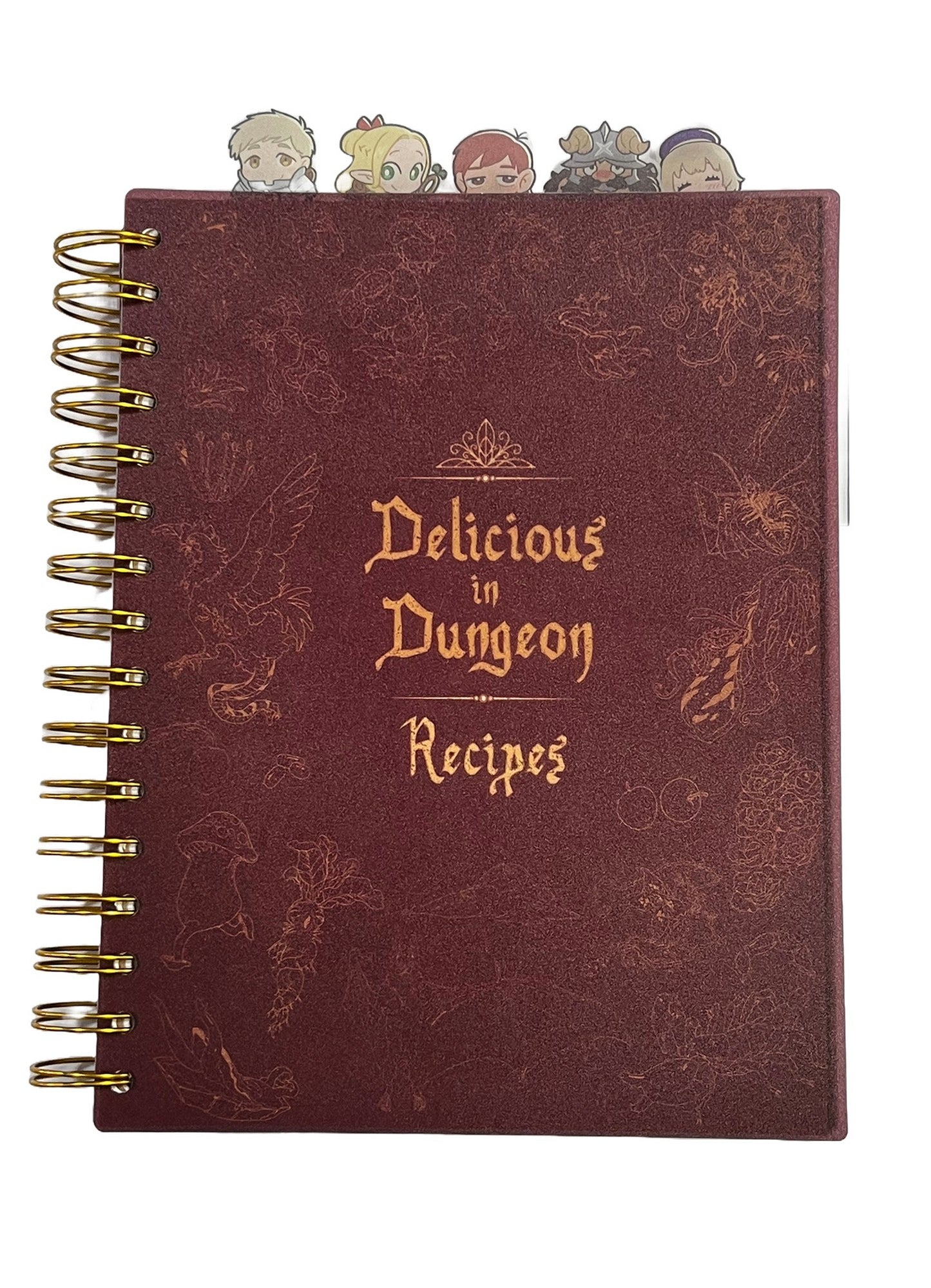 Delicious In Dungeon, Laios Touden, Marcille Donato, Chilchuck Tims, Senshi, Falin Touden - Tabbed Notebook