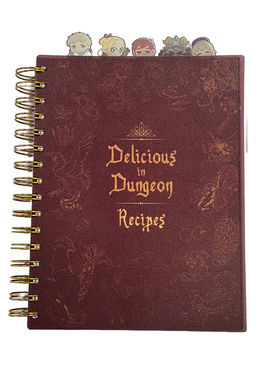 Delicious In Dungeon, Laios Touden, Marcille Donato, Chilchuck Tims, Senshi, Falin Touden - Tabbed Notebook