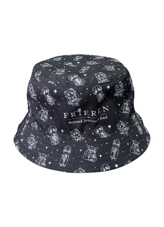 Frieren Beyond Journey's End - SD Frieren, Himmel, Heiter And Eisen Bucket Hat