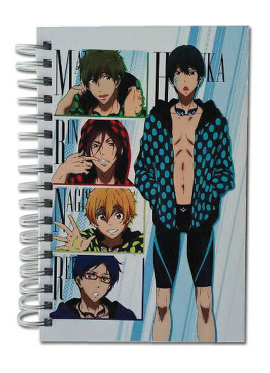 Free! - Group With Dot Clothes Hardcover Notebook
