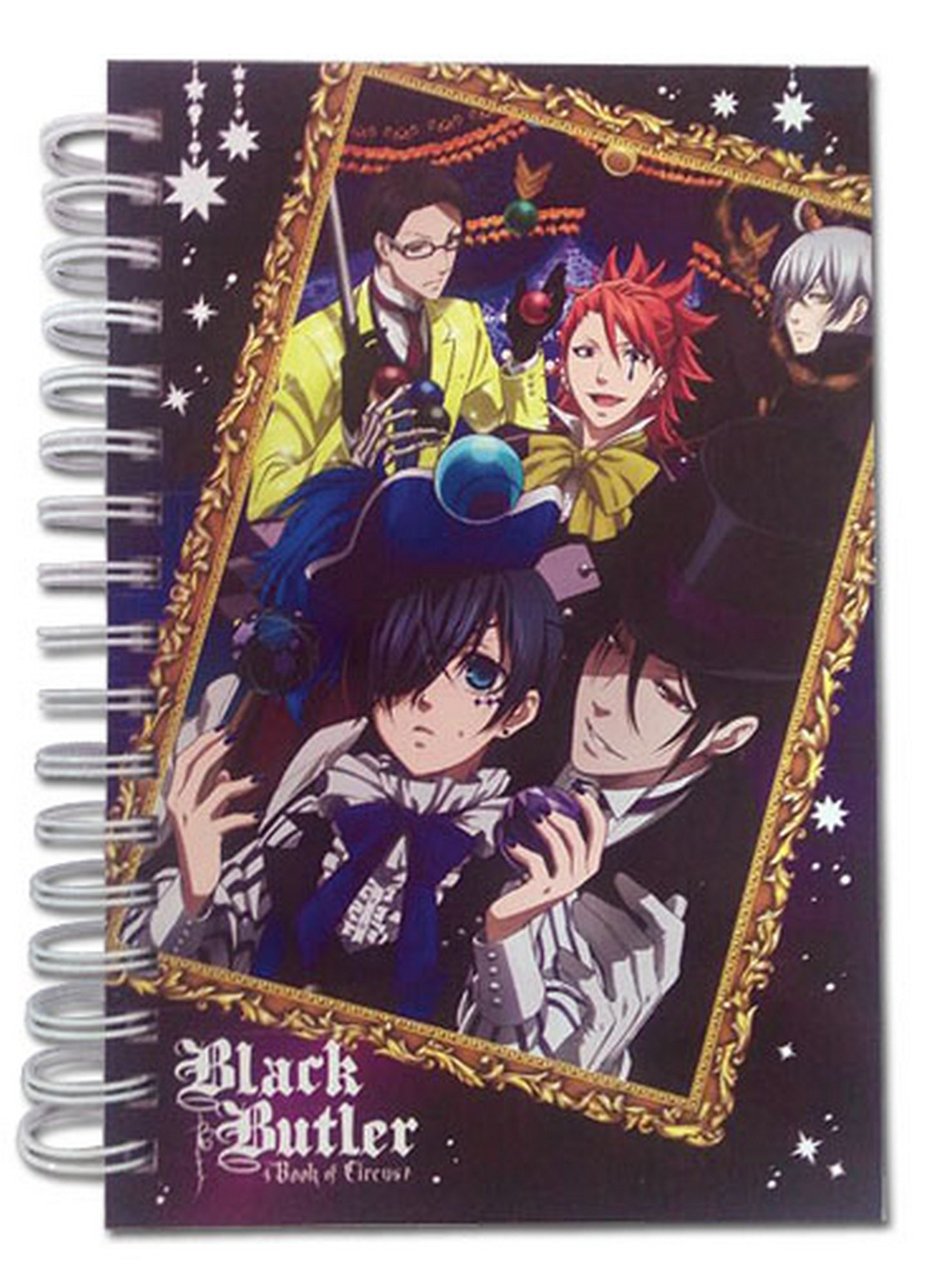 Black Butler Book Of Circus - Group & Frame Hardcover Notebook