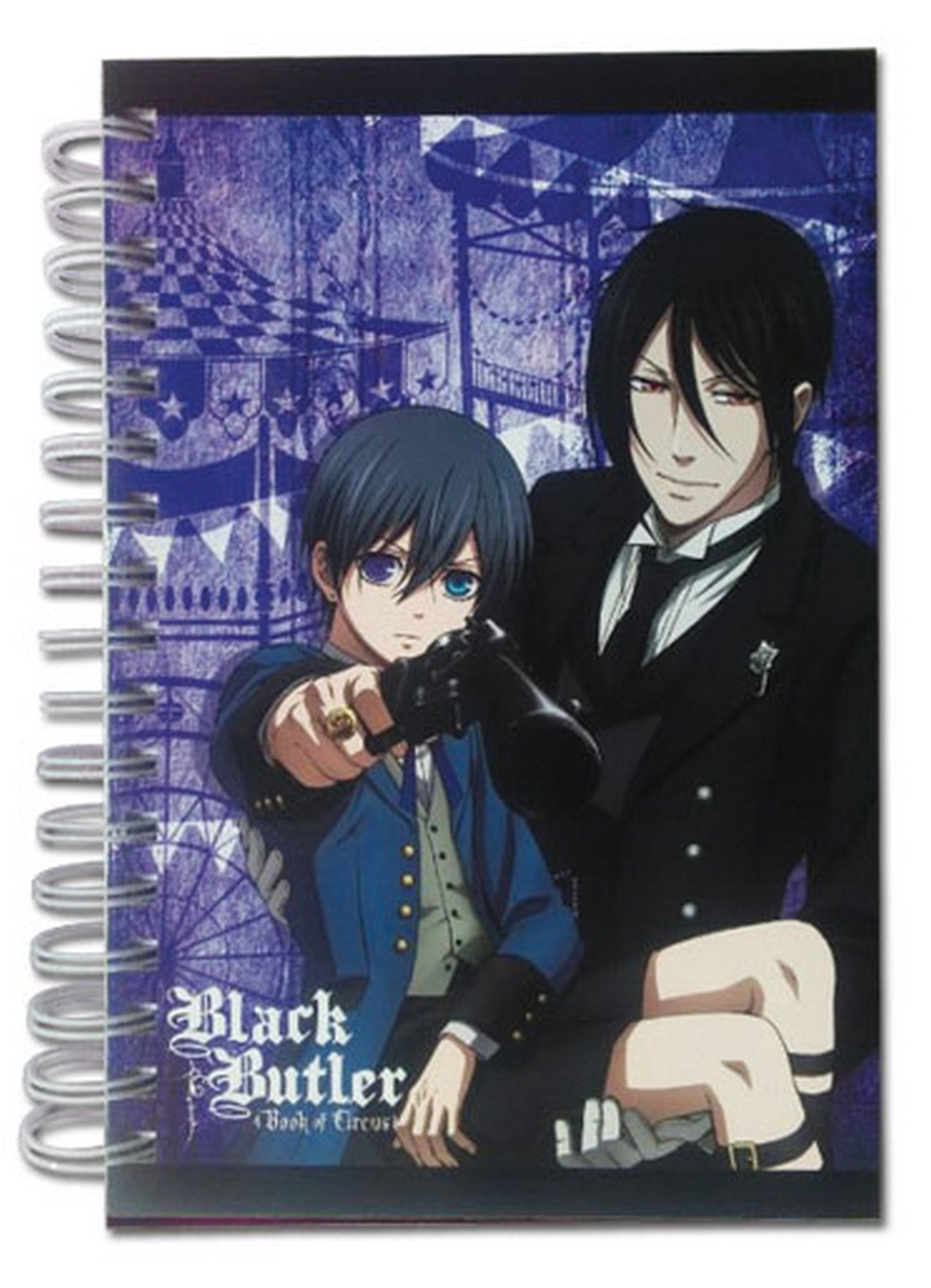 Black Butler Book Of Circus - Ciel Phantomhive & Sebastian Michaelis Hardcover Notebook