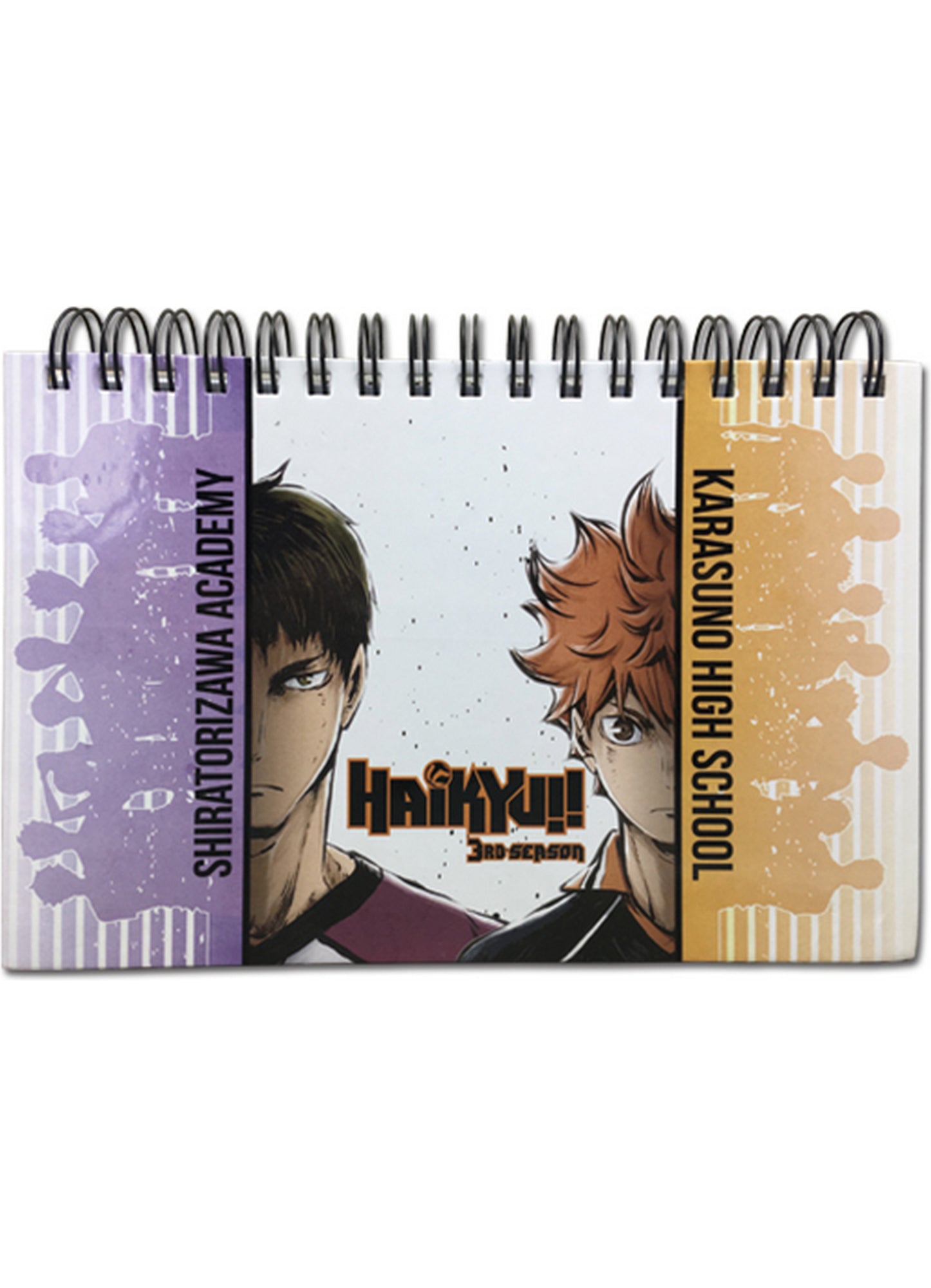 Haikyu S3 - Wakatoshi Ushijima Vs Shoyo Hinata Hardcover Notebook
