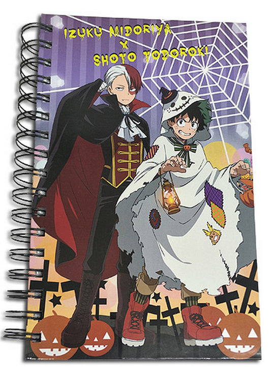My Hero Academia - Shoto Todoroki & Midoriya Izuku "Deku"Halloween Notebook