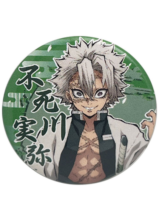 Demon Slayer Kimetsu No Yaiba - Hashira Sanemi Shinazugawa Button