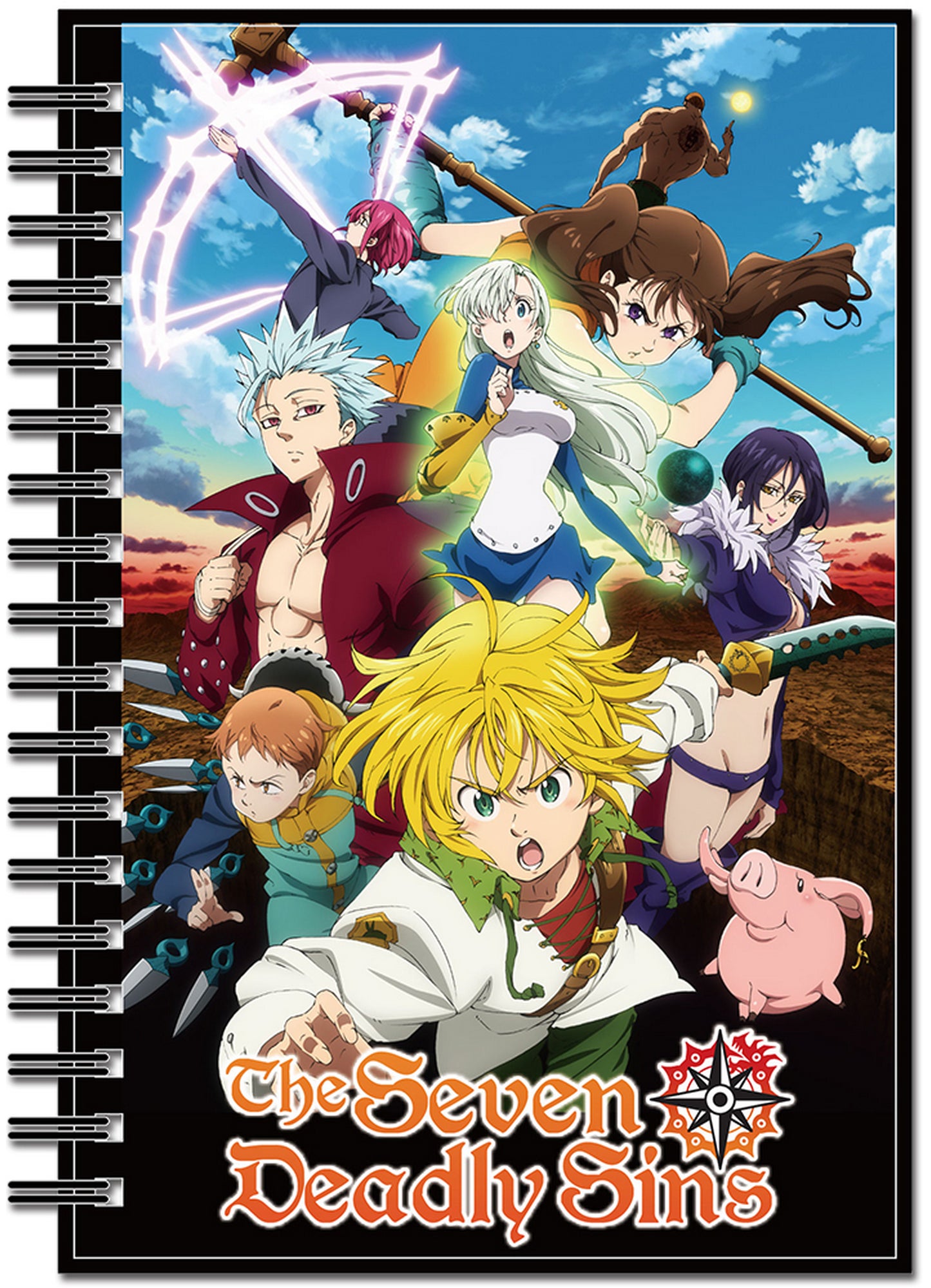 The Seven Deadly Sins S3 - Key Visual Notebook