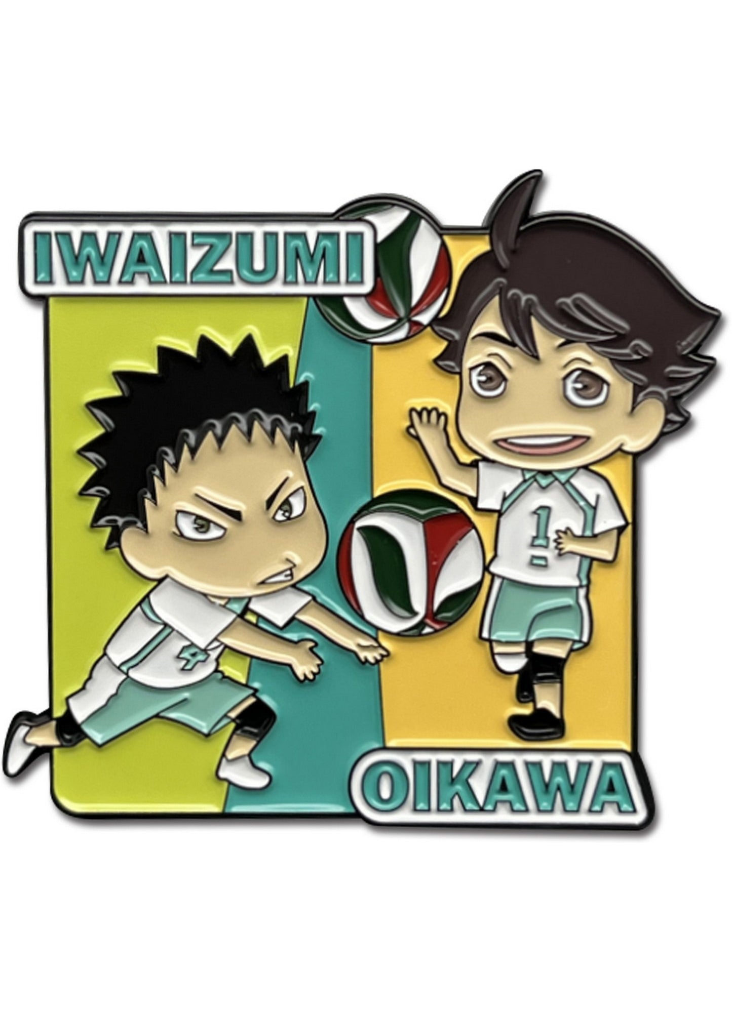 Haikyu - Oikawa Toru and Hajime Iwaizumi Pin