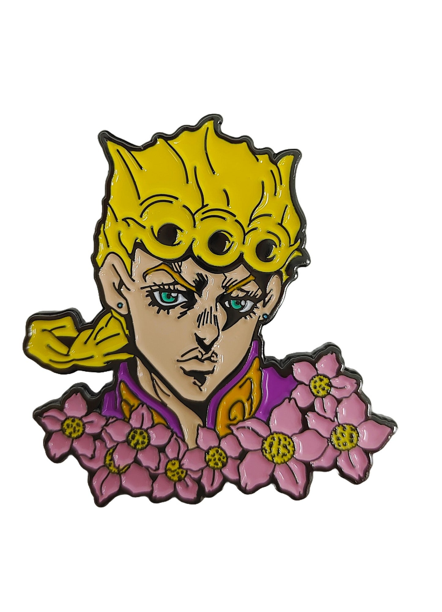 Jojos Bizarre Adventure S4 - Giorno Giovanna Flower Pin