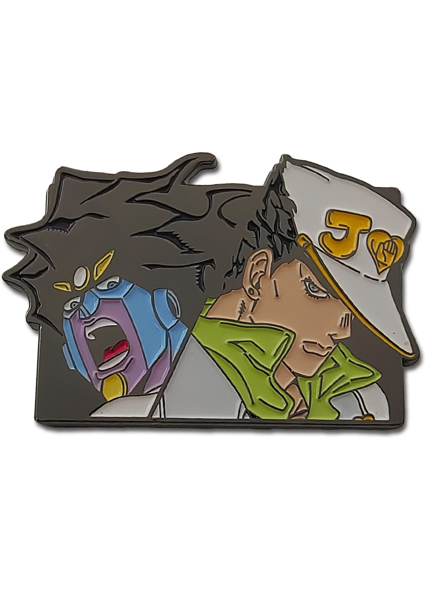Jojos Bizarre Adventure S3 - Jotaro Kujo And Star Platinum Pin
