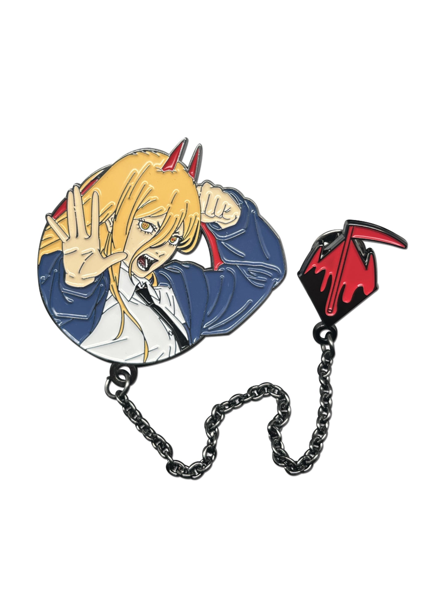 Chainsaw Man - Pinsart Power Pin With Chain