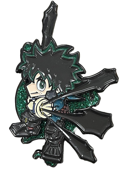 My Hero Academia S6 - Deku Black Whips SD Spinning Pinsart
