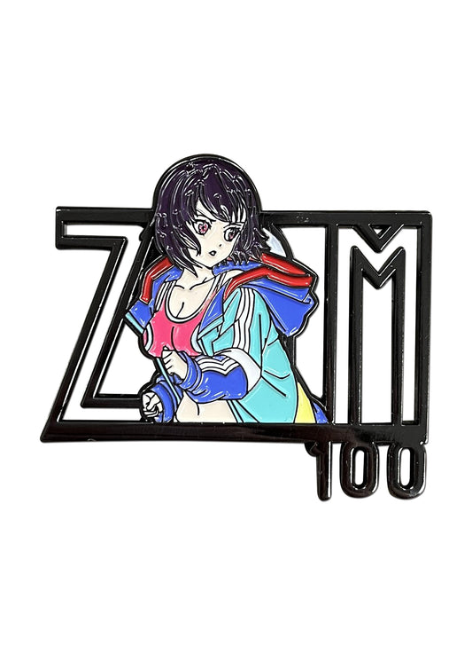 Zom 100 - Pinsart Shizuka Running Pose Pin