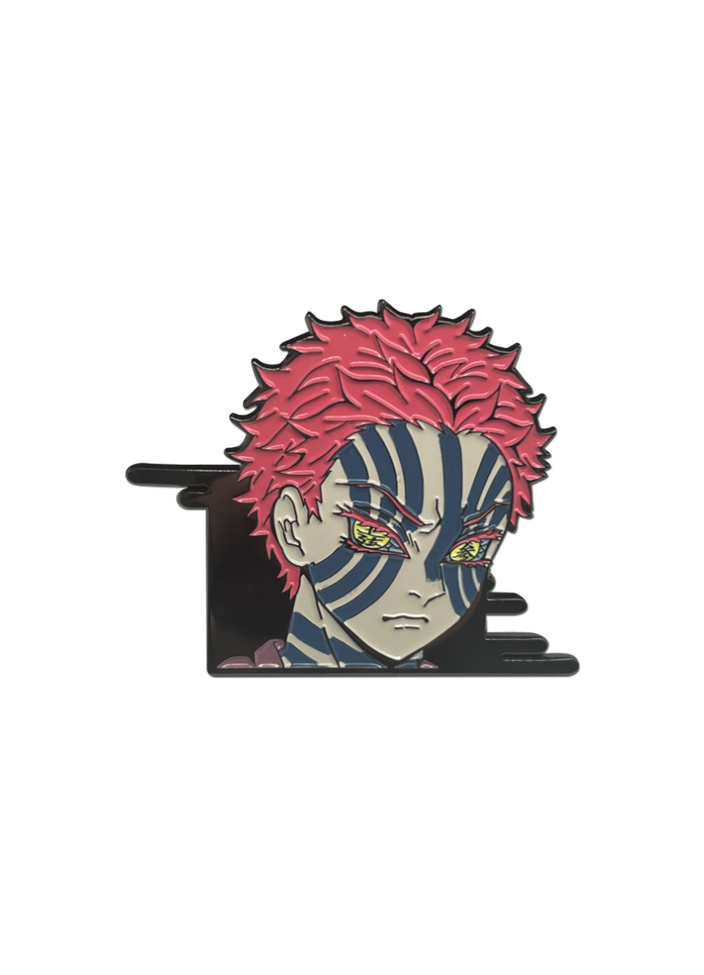 Demon Slayer Tv4 - Pinsart Akaza Eyes Style Glow In The Dark Pin
