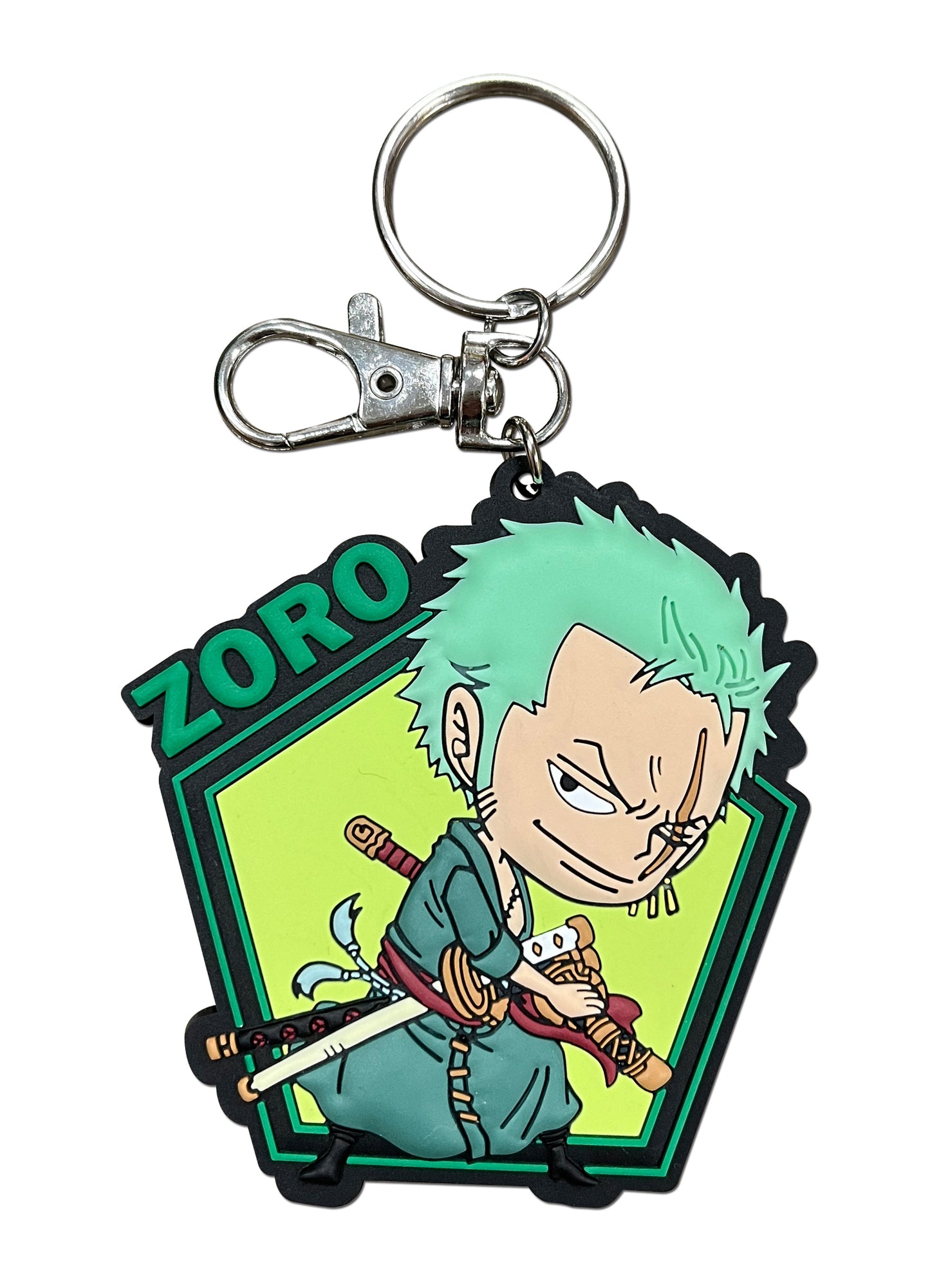 One Piece - Roronoa Zoro Fight PVC Keychain