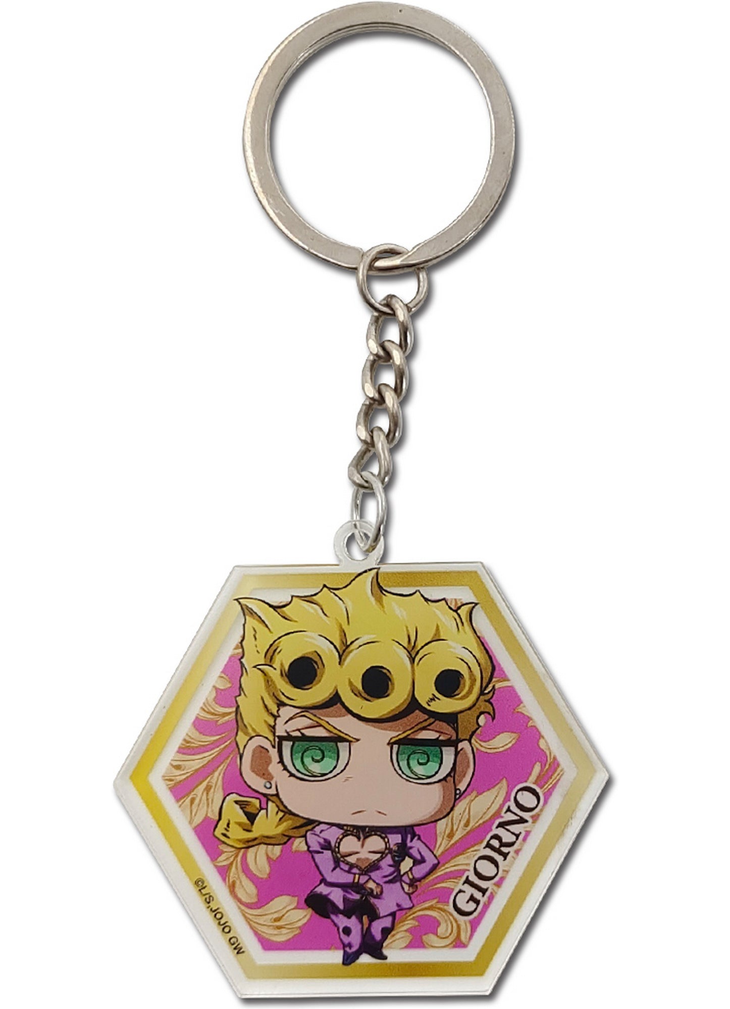 Jojos Bizarre Adventure S4 - SD Giorno Giovanna Acylic Keychain
