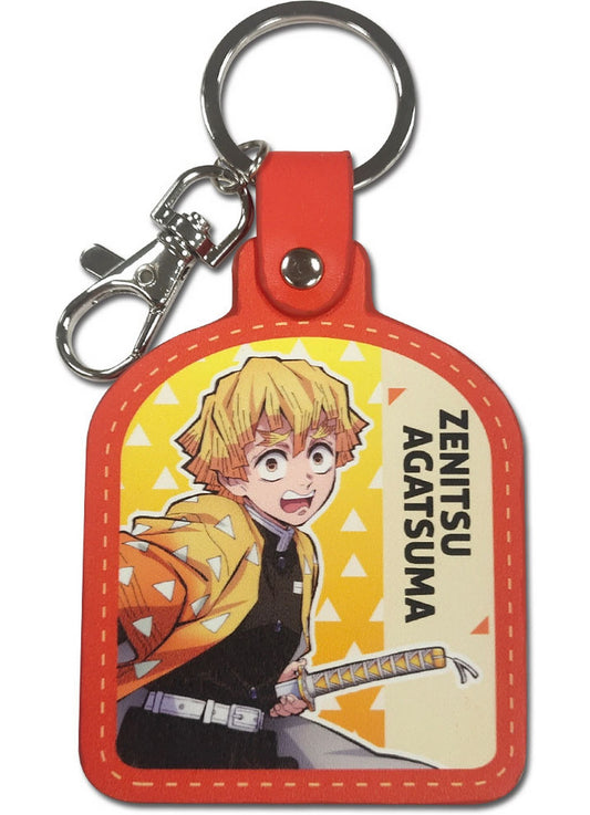 Demon Slayer Tv2 - Zenitsu Agatsuma Pu Keychain
