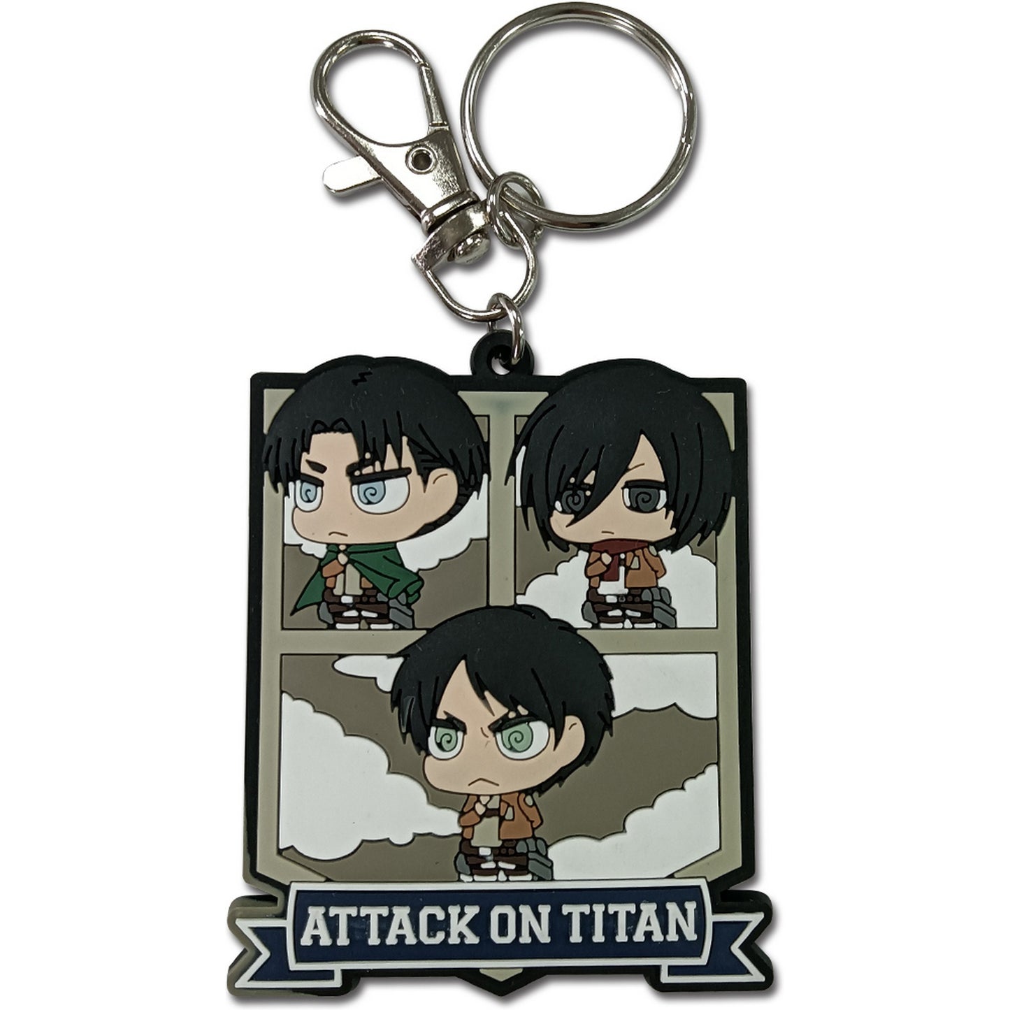 Attack On Titan - Group PVC Keychain