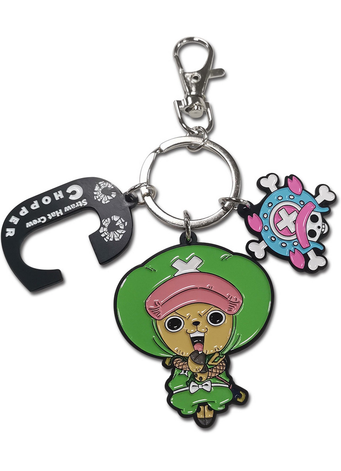 One Piece - Chopper Wano Version SD With Icon Three Charm Keychain