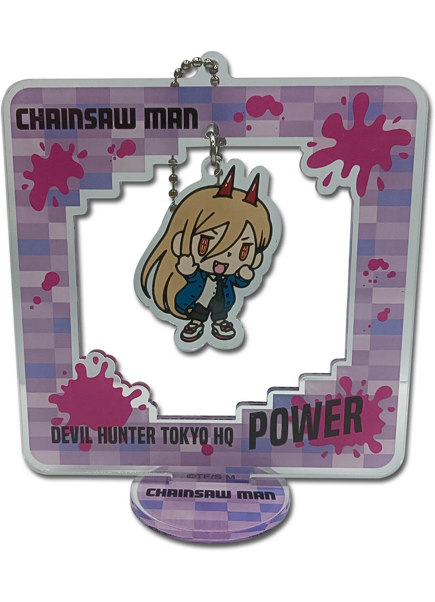 Chainsaw Man - SD Power Square Style Acrylic Keychain