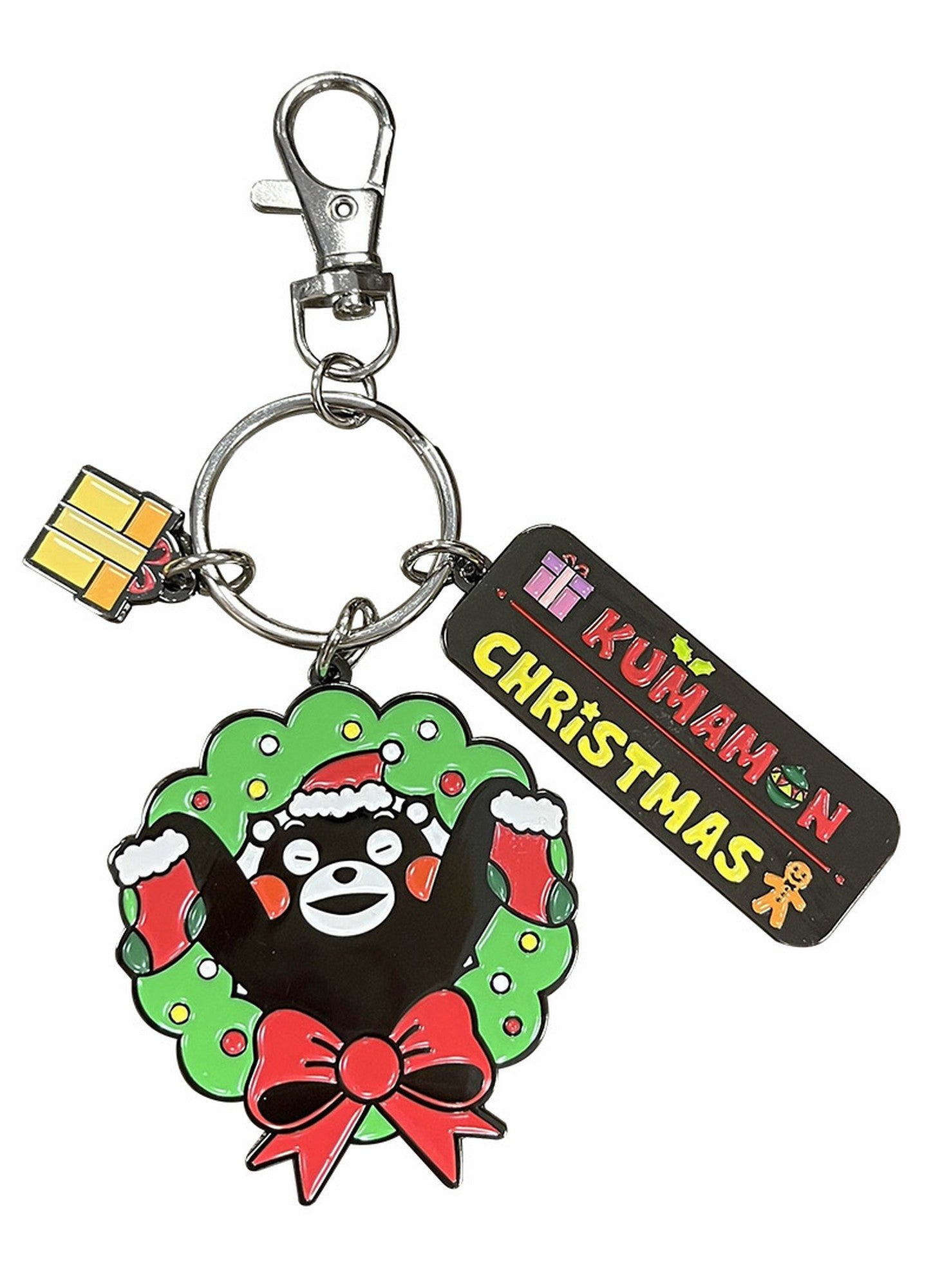 Kumamon - Kumamon Christmas Art Version Three Charm Keychain