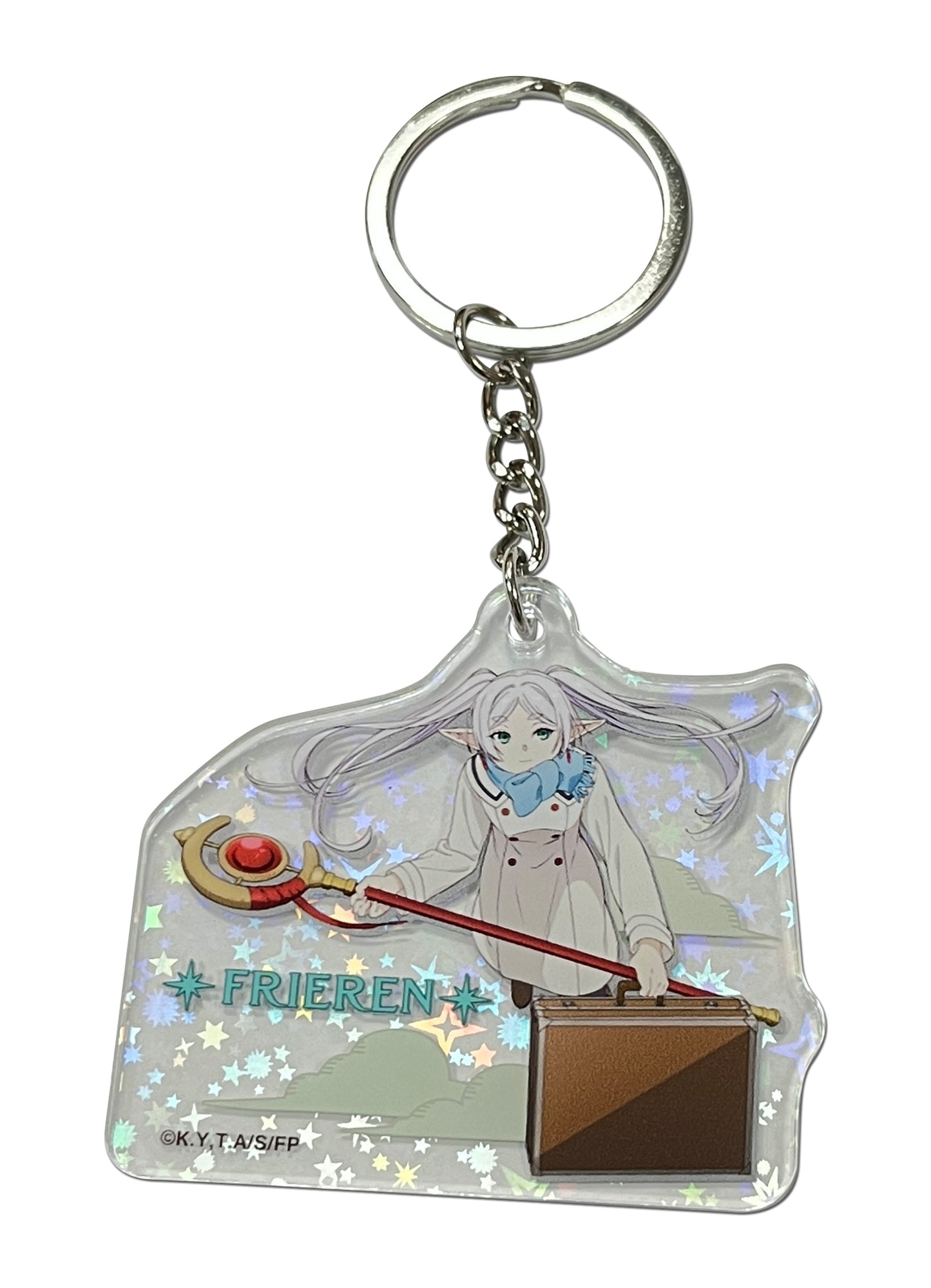Frieren: Beyond Journey's End - Frieren Flying Laser Acrylic Keychain