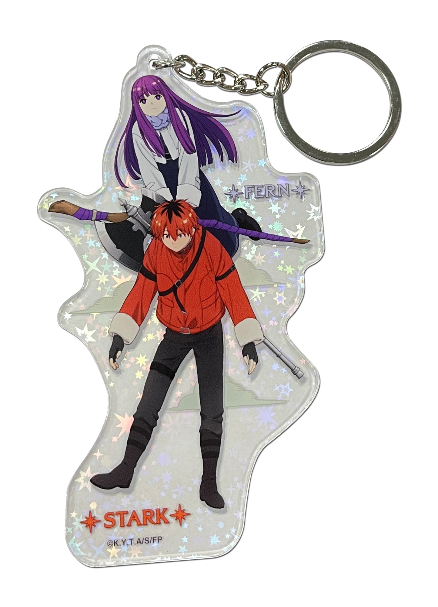 Frieren: Beyond Journey's End - Stark & Fern Flying Laser Acrylic Keychain
