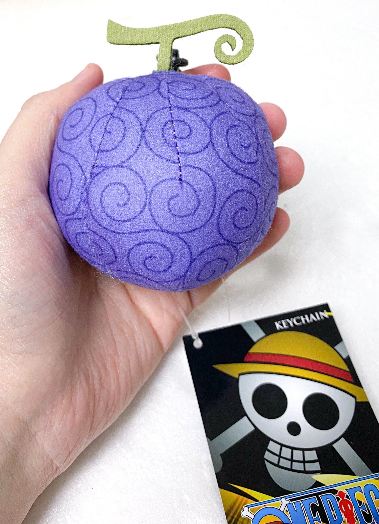 One Piece - Gum Gum Fruit Plush Keychain 2.5 H'