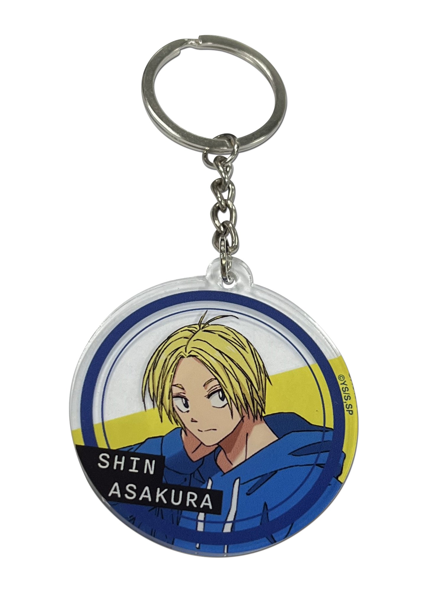 Sakamoto Days - Shin Asakura Crosshair Acrylic Keychain 2"H