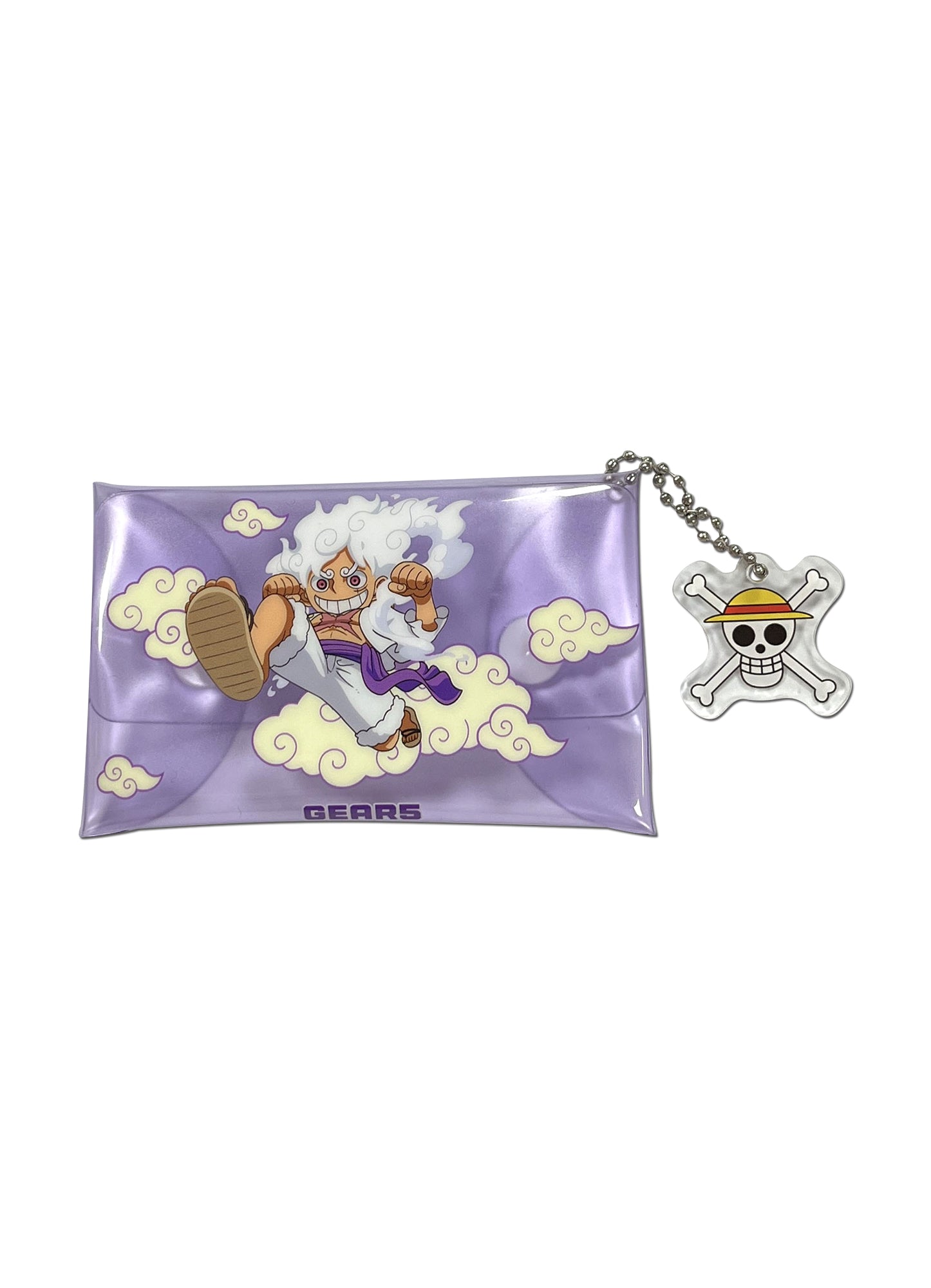 One Piece - Gear5 Luffy SD PVC Protective Case Keychain 4"H