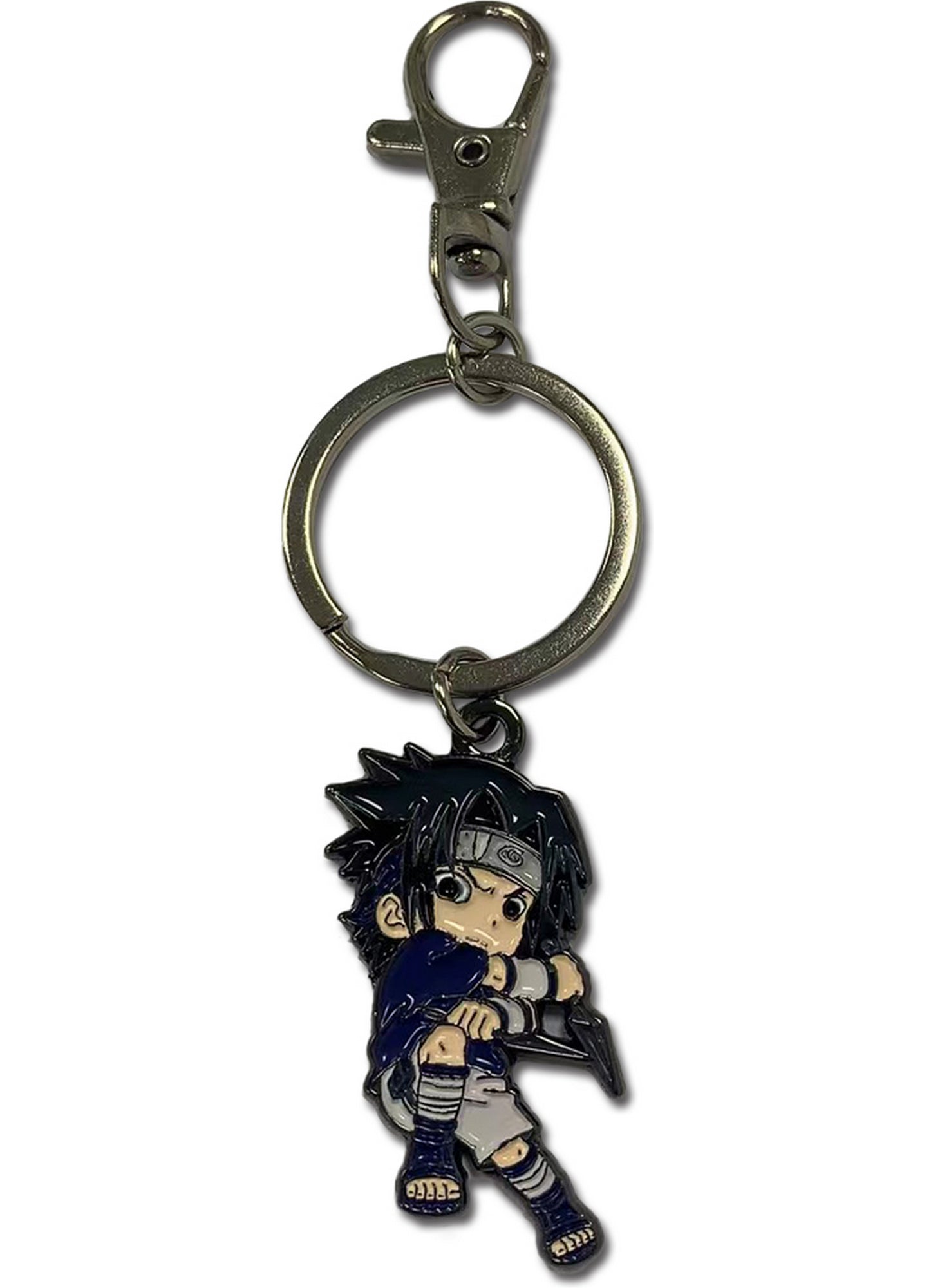 Naruto - SD Mini Sasuke Uchiha Metal Keychain