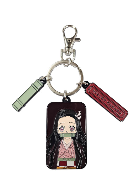 Demon Slayer - Nezuko Kamado Three Charm Keychain