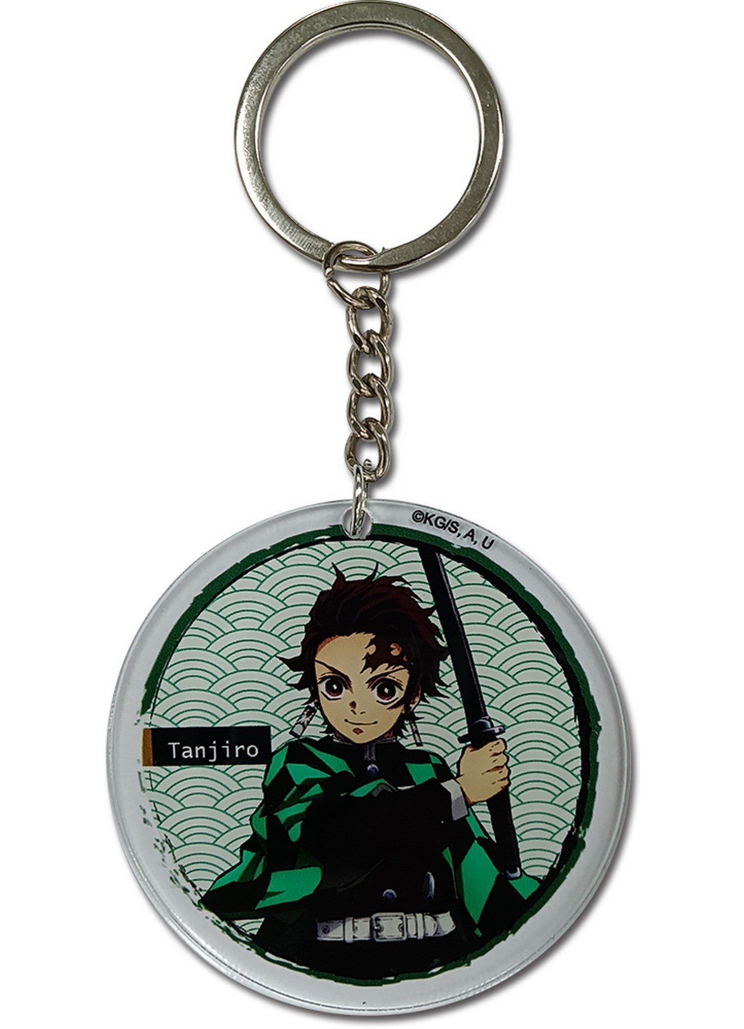 Demon Slayer - Tanjiro Kamado Acrylic Circle Keychain