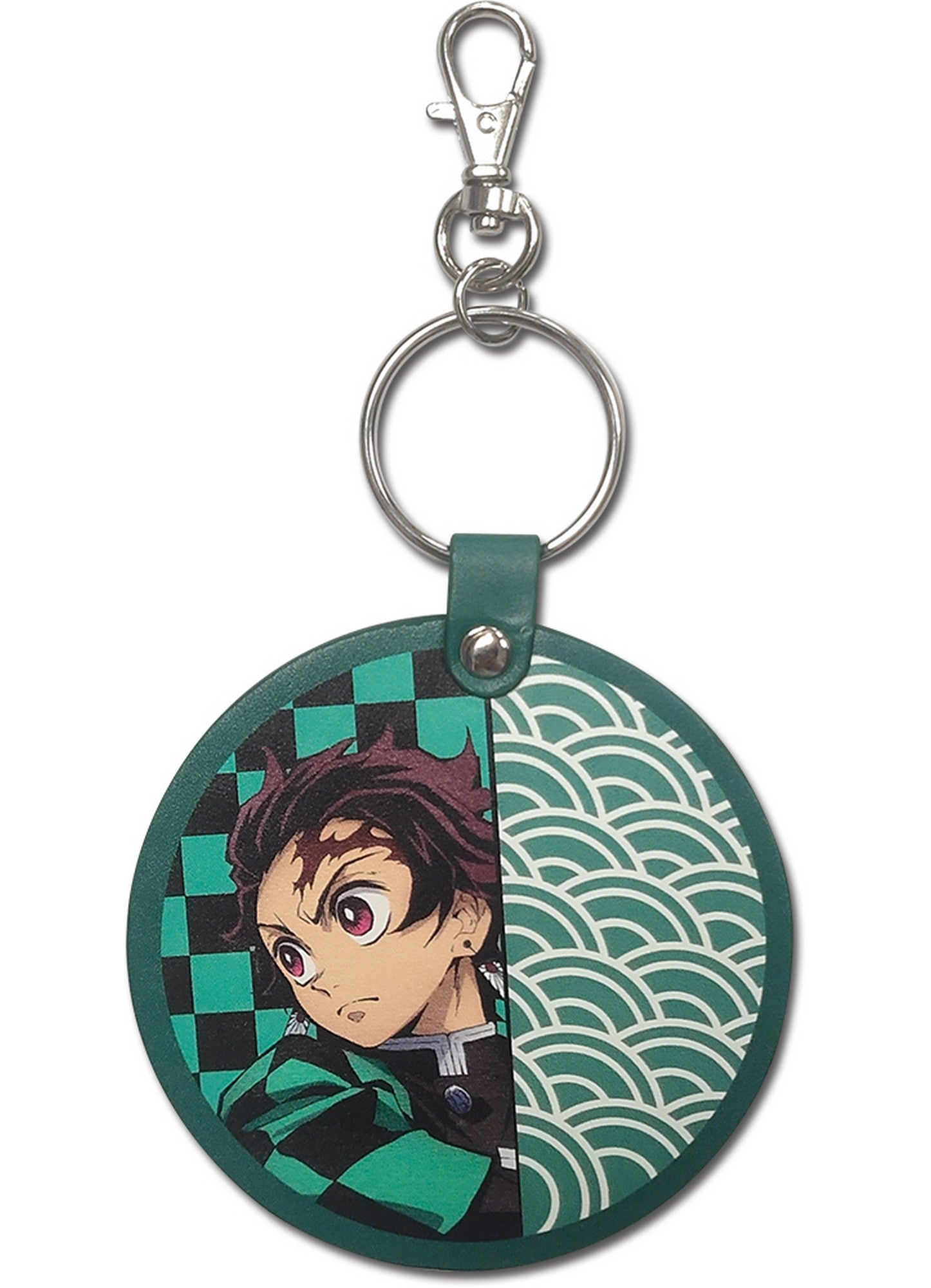 Demon Slayer - Tanjiro Kamado PU Circle Keychain
