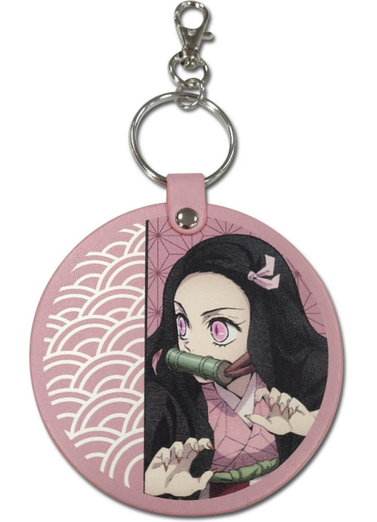 Demon Slayer - Nezuko Kamado Pu Circle Keychain
