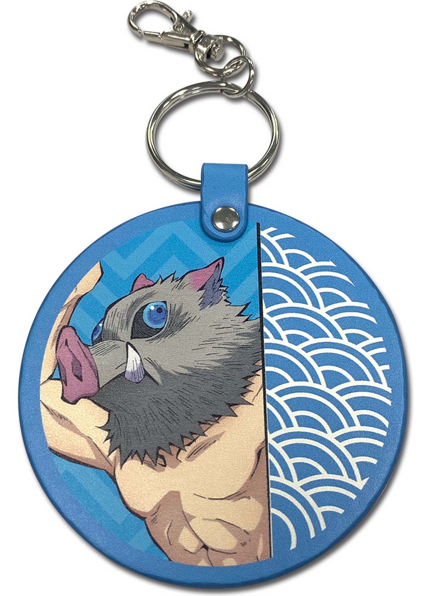 Demon Slayer - Inosuke Hashibira Pu Circle Keychain
