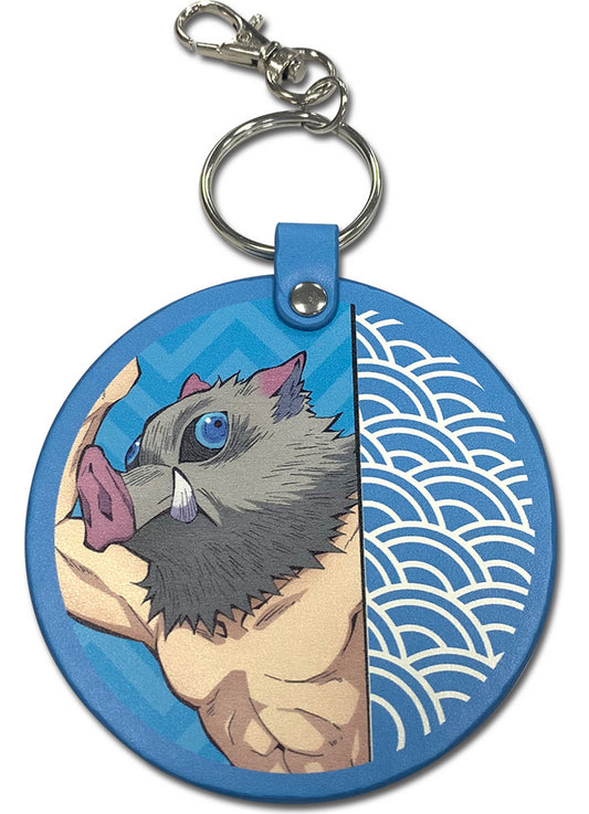 Demon Slayer - Inosuke Hashibira Pu Circle Keychain
