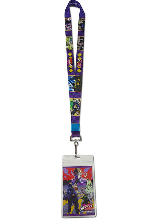 Jojo S3 - Group Screenshot Rhombic Pattern Lanyard