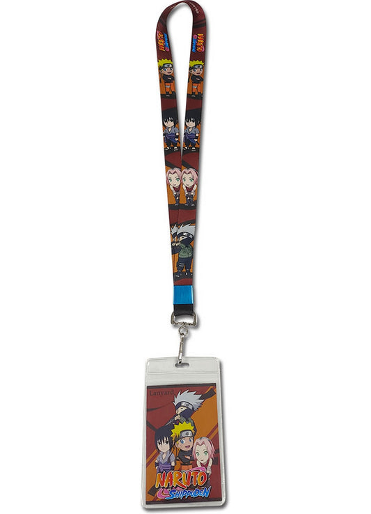 Naruto Shippuden - Character Group SD Pattern Lanyard