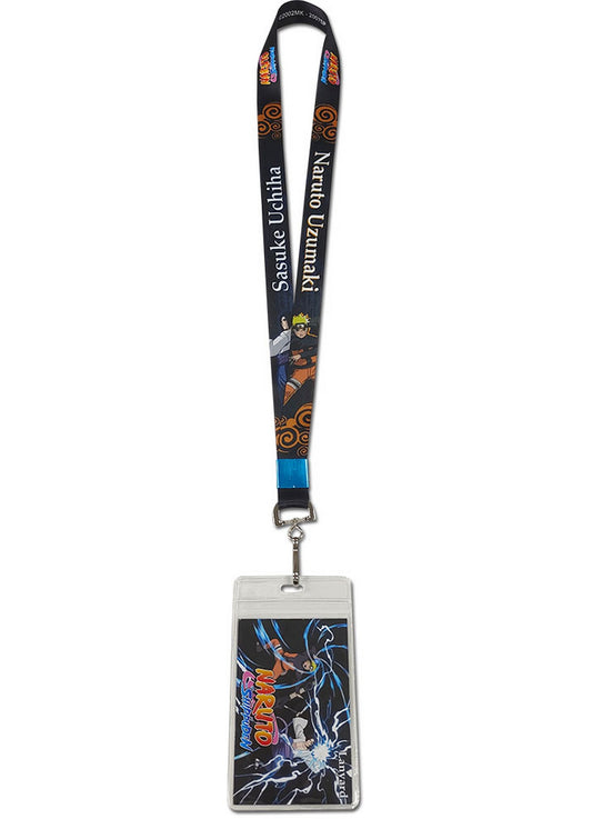 Naruto Shippuden - Naruto Uzumaki & Sasuke Uchiha Lanyard