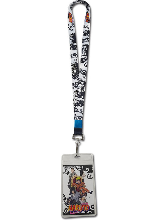 Naruto - Character Group Cloud Pattern Lanyard