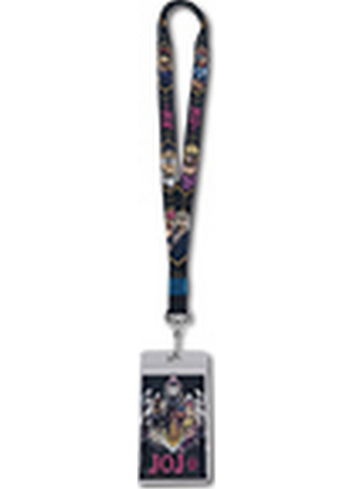 Jojo S4 - Group Character Square Continuous Pattern Lanyard