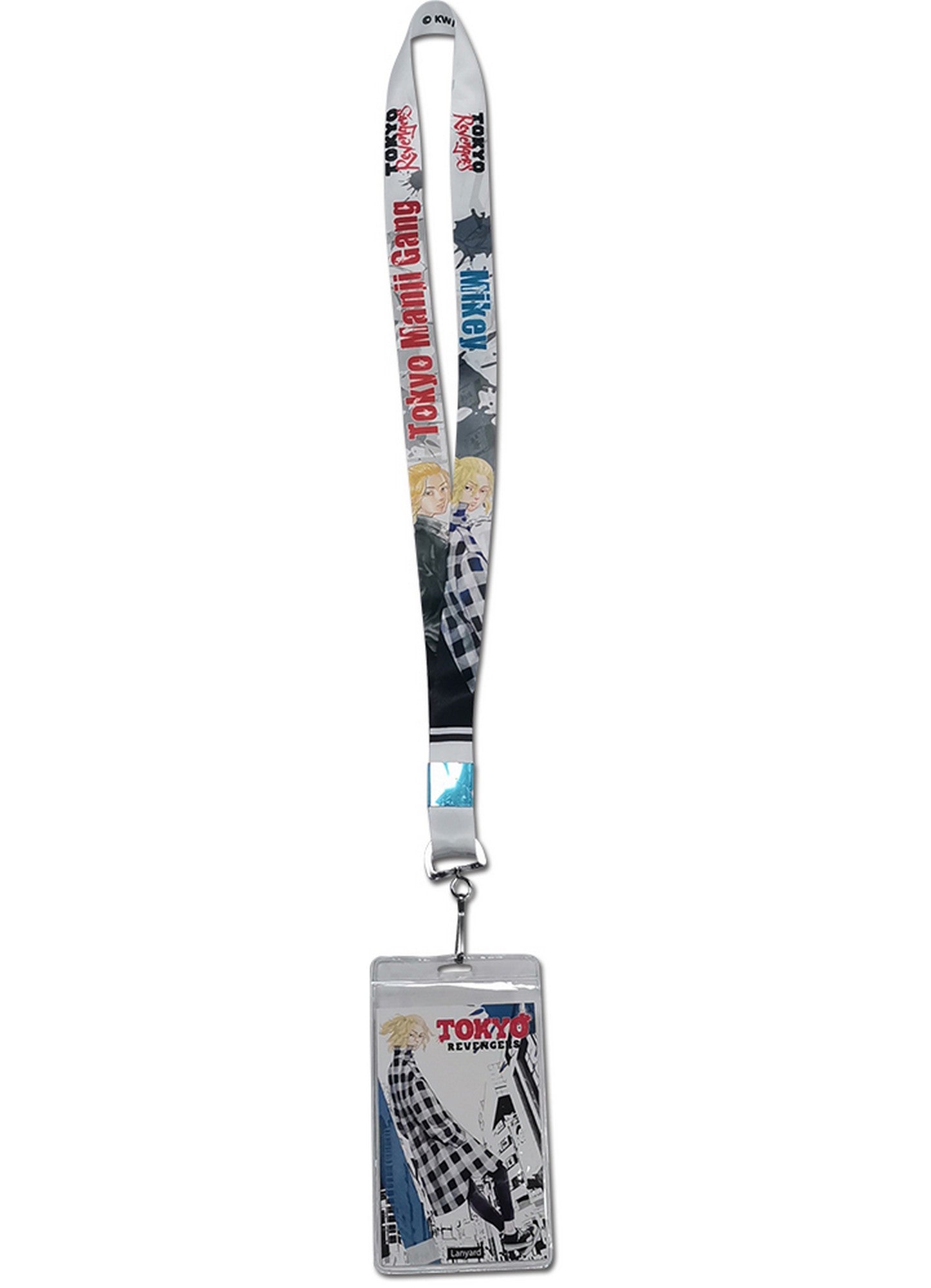 Tokyo Revengers - Manjiro Sano "Mikey" With Manga Background Lanyard