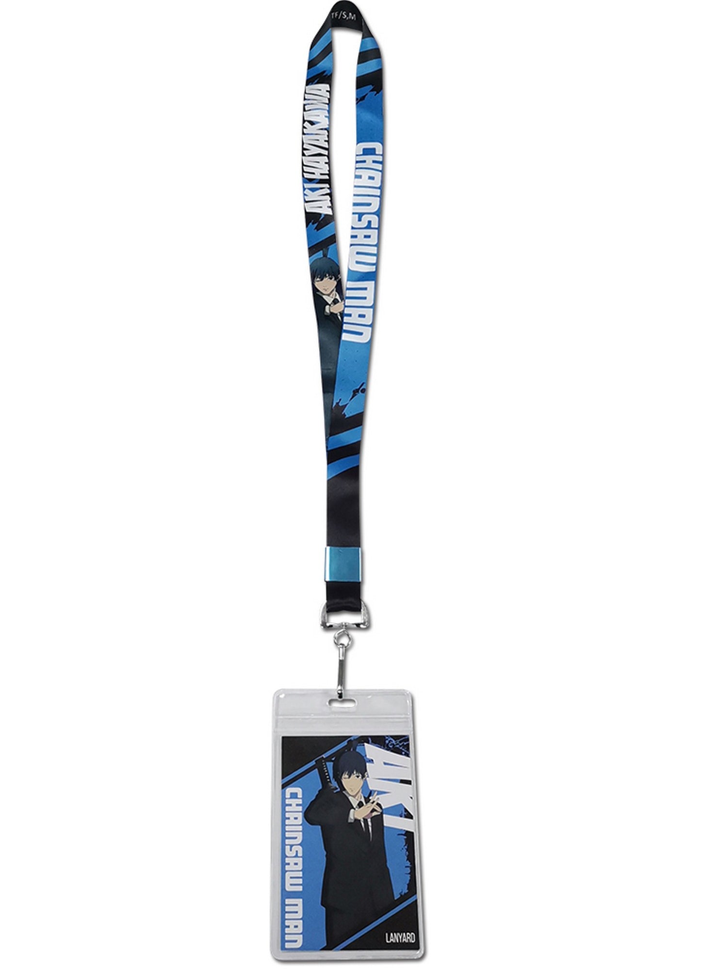 Chainsaw Man - Aki Hayakawa Character Square Background Lanyard