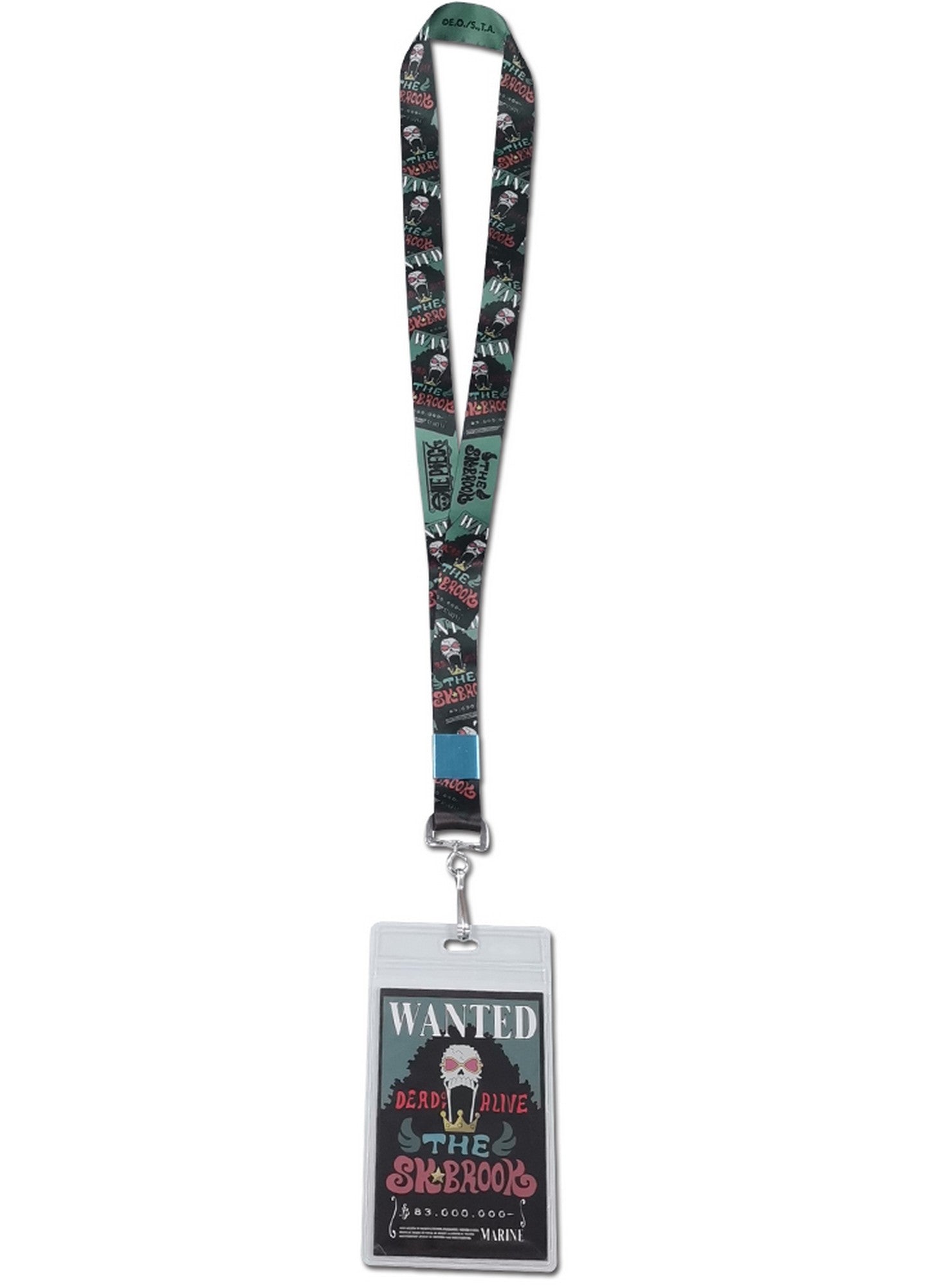 One Piece - Brook Wanted Poster Style #1 Lanyard